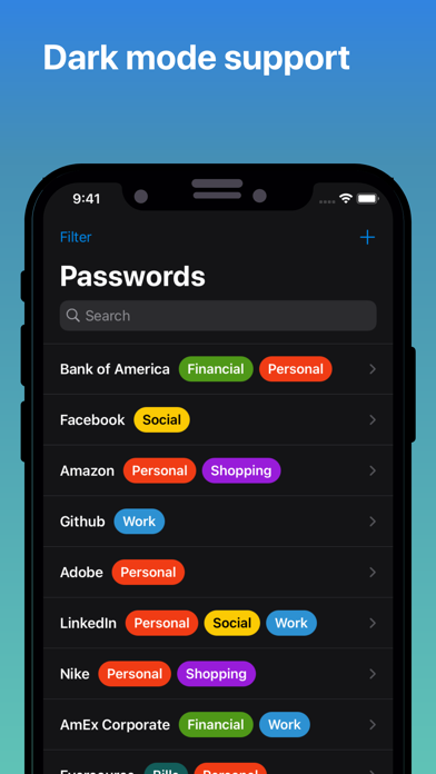 IronCrypto - Password Manager Screenshot