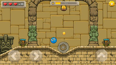 Blue Ball 11: Red Bounce Ball Screenshot
