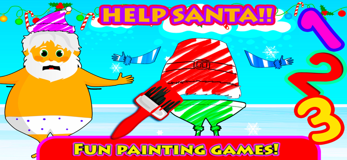 Xmas Coloring for boys and girls