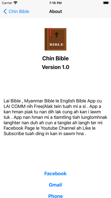 Chin Bible Screenshot