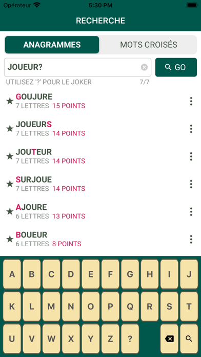 Screenshot #1 pour Alphagram-R