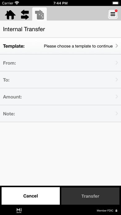 Mi BANK Business Screenshot