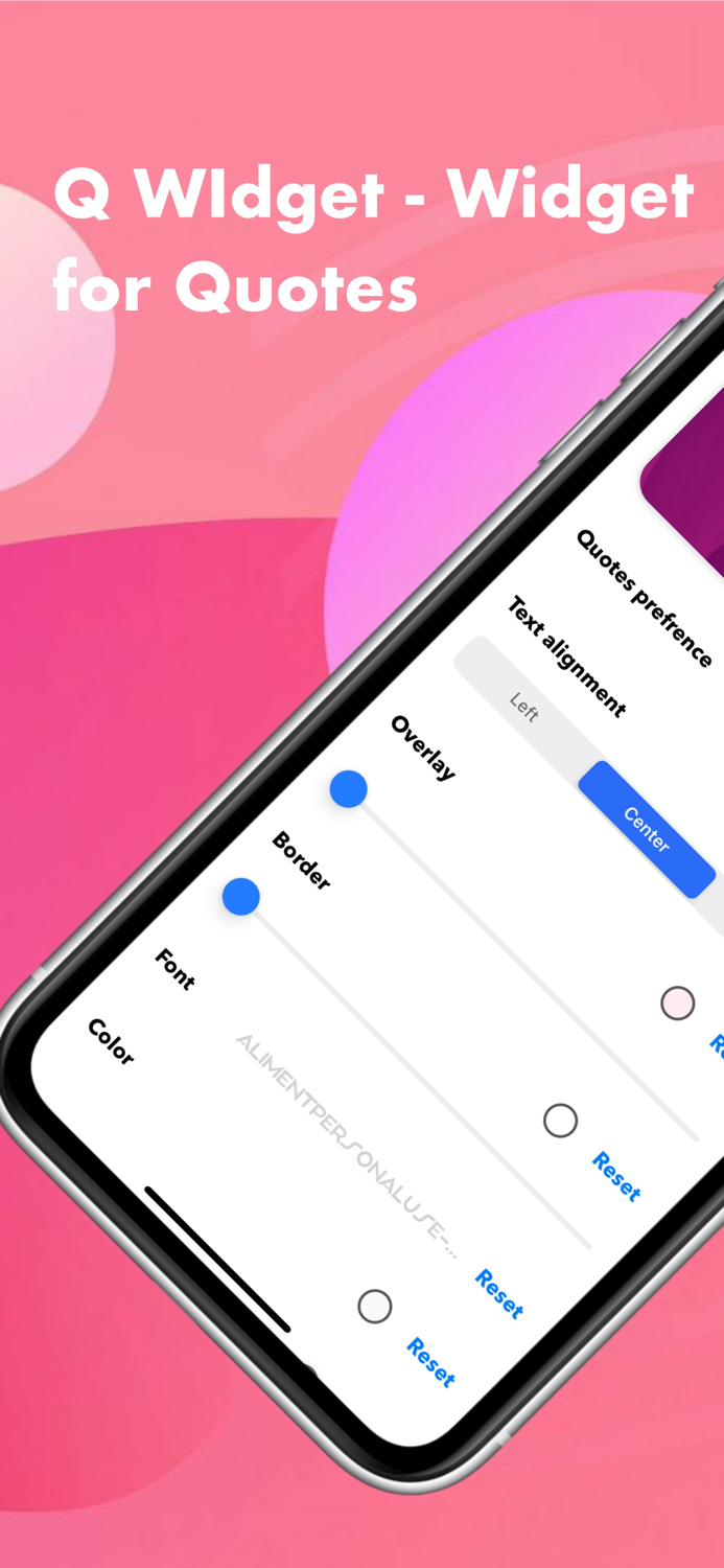 Q Widget - Widget for Quotes