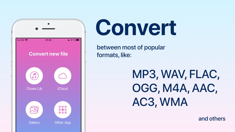 Audio Converter: convert mp3
