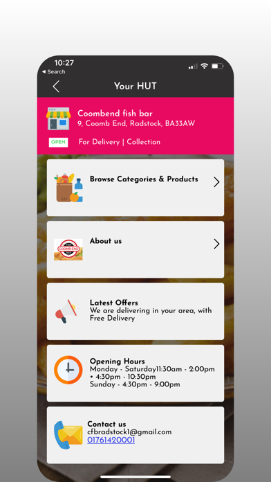 CoombEnd Fish Bar Screenshot