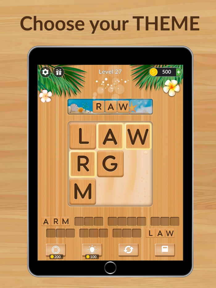 Woody Block Puzzle Word Search