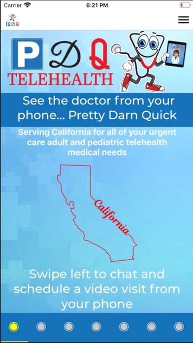 PDQ Telehealth Screenshot