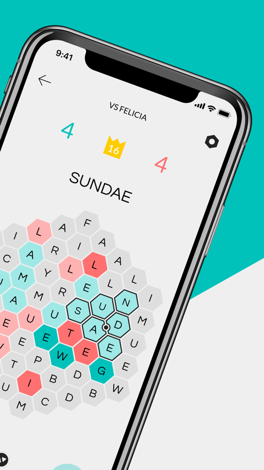 #2. Hexicon - Word Game (iOS) 由: Spiralburst Studio, LLC