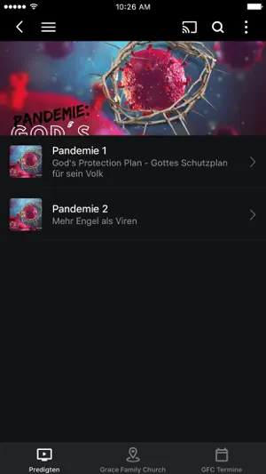 Grace Family Church App screenshot 2