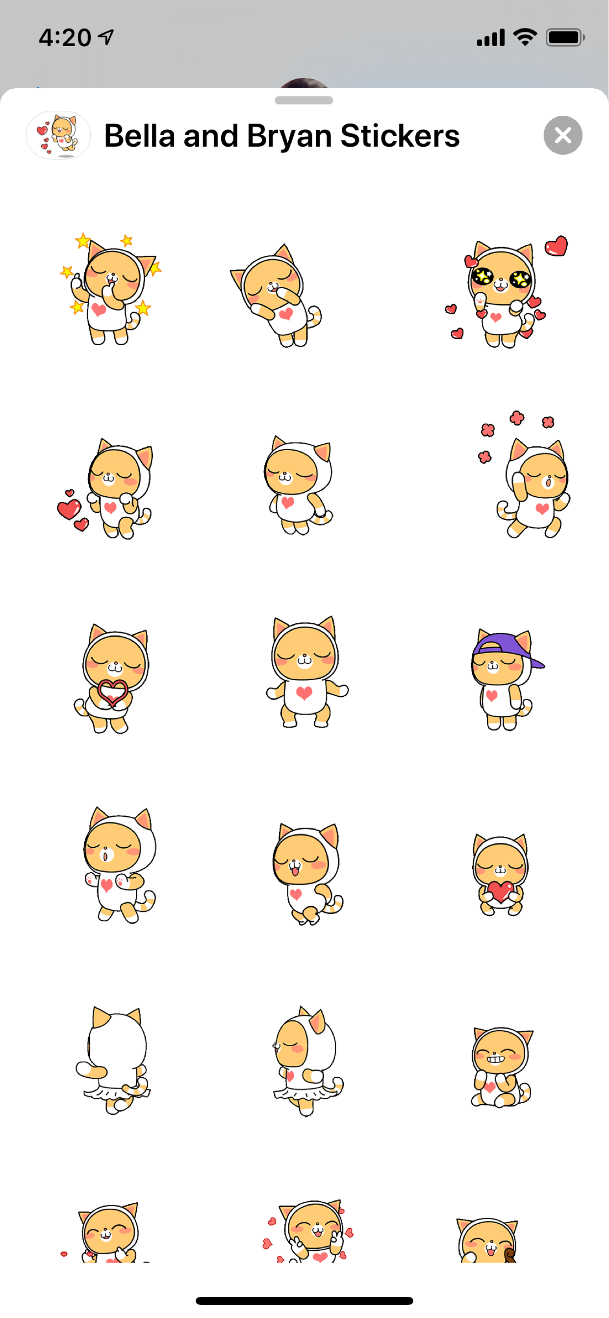 Bella and Bryan Stickers