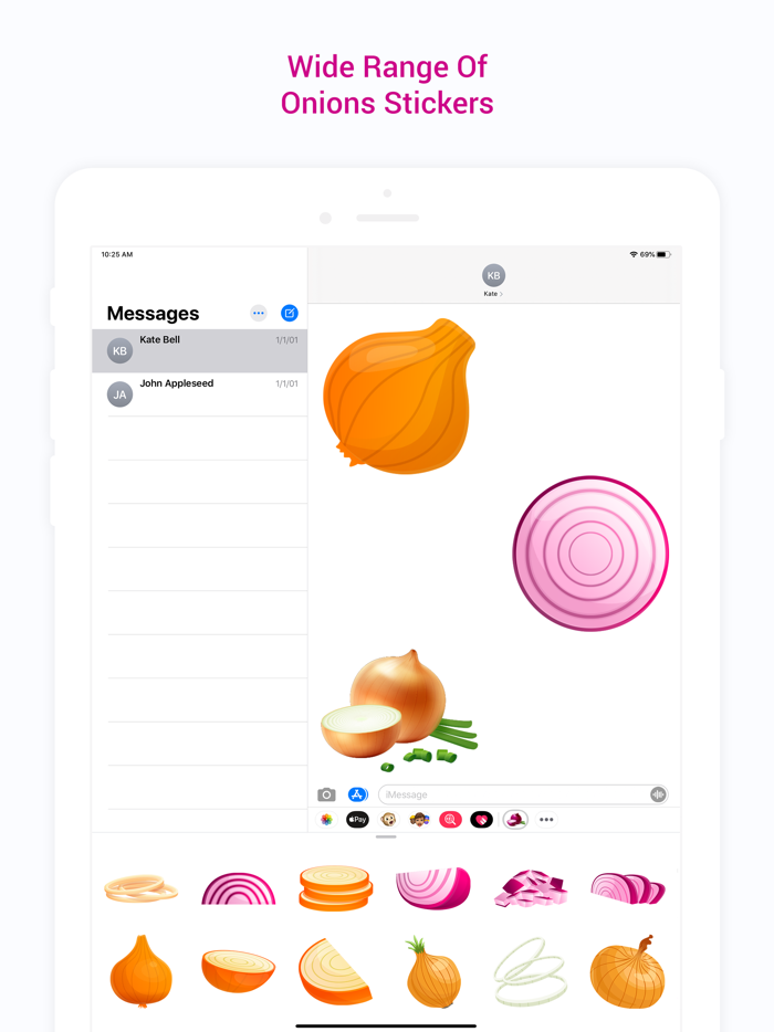 Animated Onions Stickers