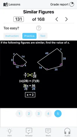 Game screenshot PERT Math Test Prep hack