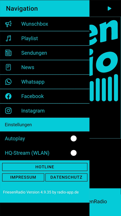 FriesenRadio Screenshot