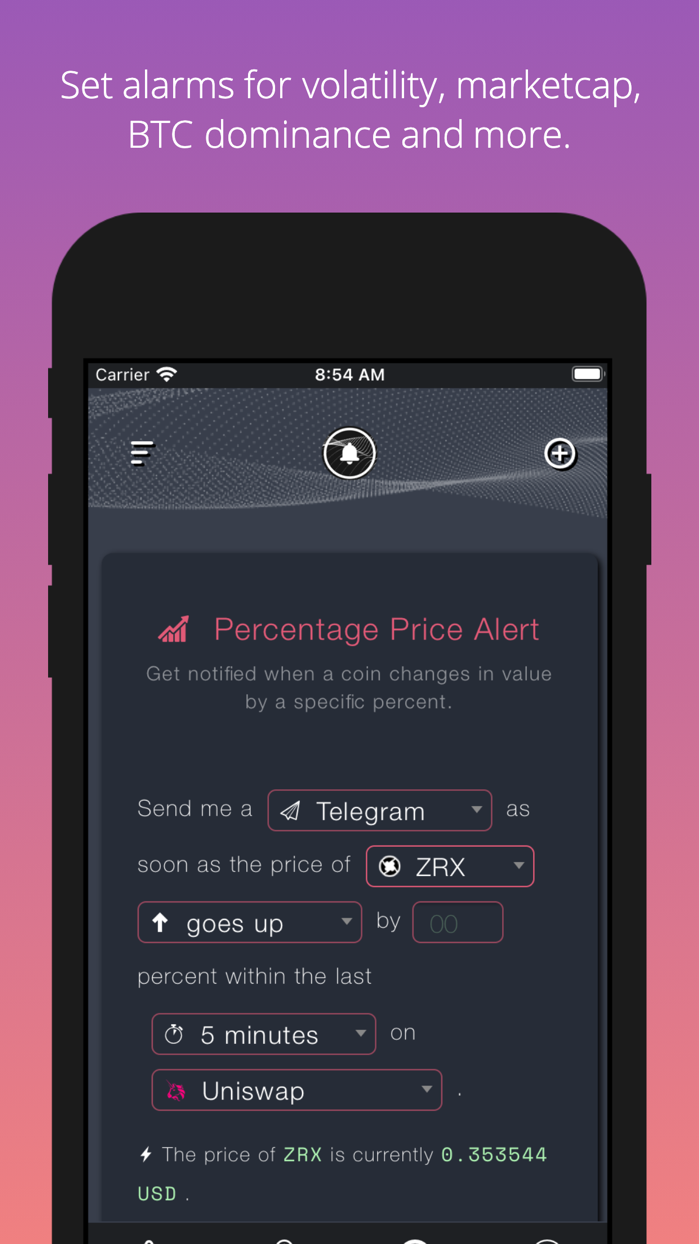 Cryptocurrency Alerting