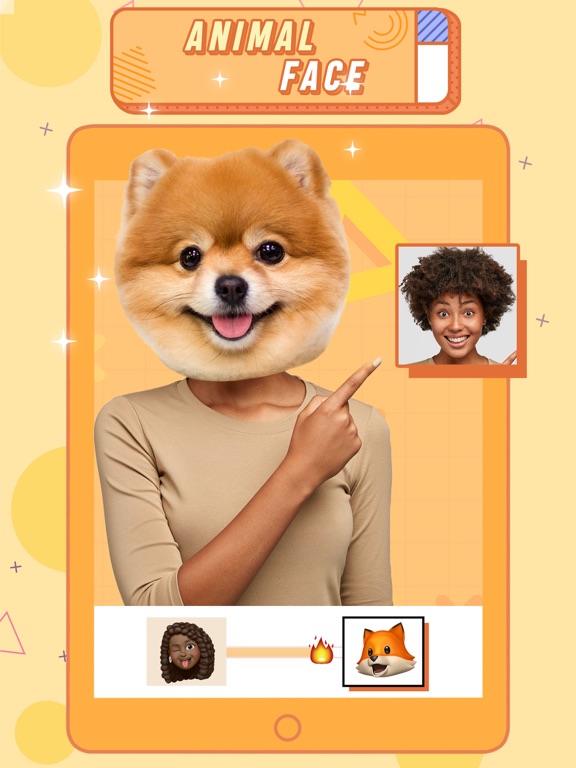 SelfieCam:Cartoon Photo Editor iPad screenshot 6 - Lifestyle app