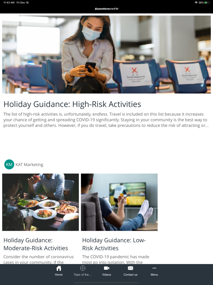 GoodHealthTV® on the Go