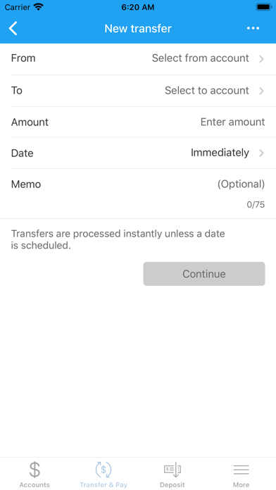 North Coast Credit Union Screenshot