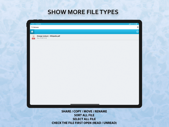 RovaPro FileReader iPad app afbeelding 2