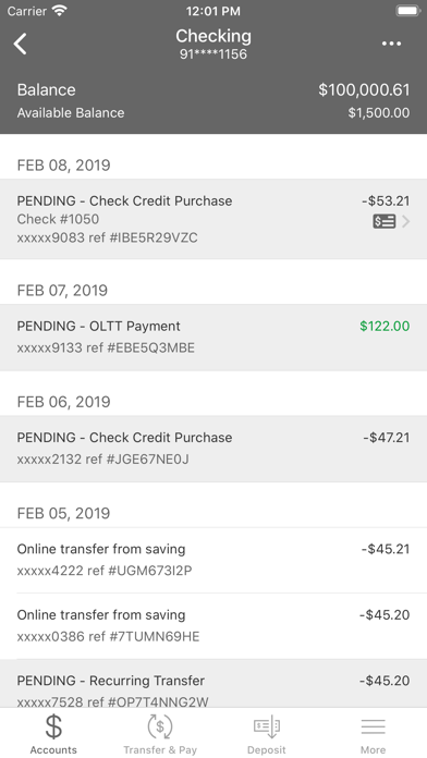 Ohio Valley FCU Screenshot