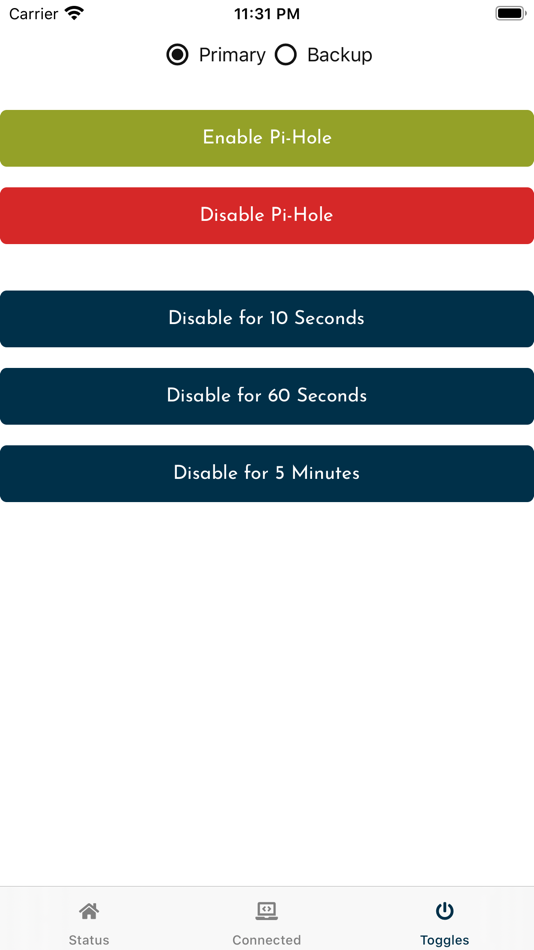 #2. Pi ContrHOLE (Pi-Hole Remote) (iOS) 由: Joshua Spicer