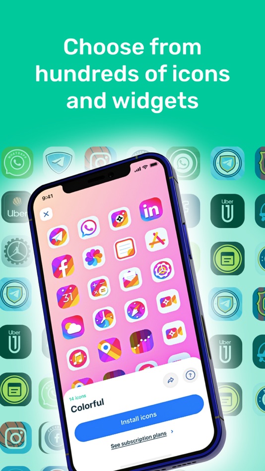 #3. Widget-fy: Custom Icon Packs (iOS) By: Syazan OU
