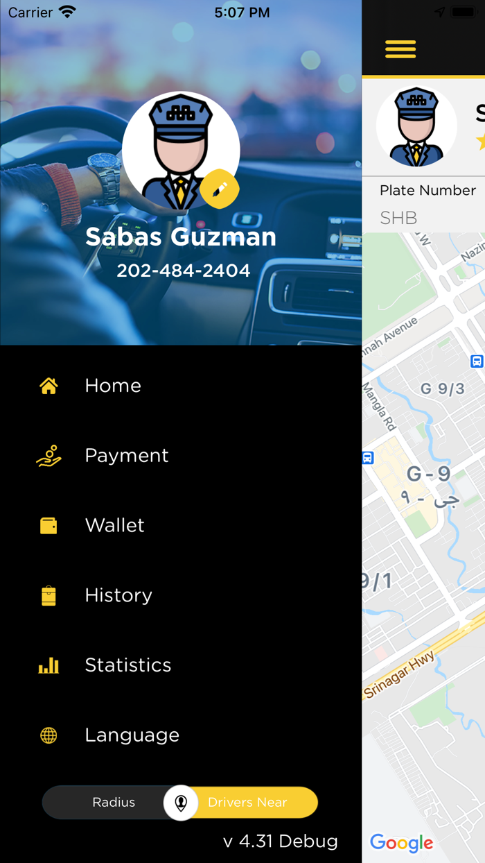 Alianza Rides Driver