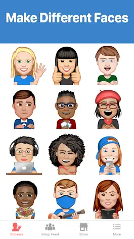 Game screenshot Emoji Me Animated Faces Kids mod apk