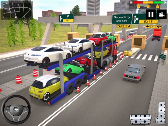 Screenshot #5 pour Car Transport Truck Games 2020