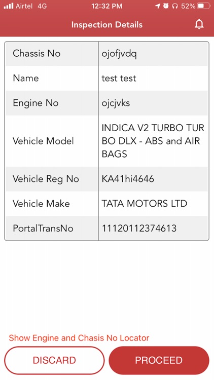 Break-in Self Inspection
