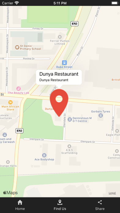 Dunya Restaurant Screenshot
