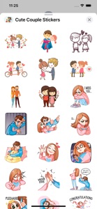 Cute Couple Best Stickers screenshot #3 for iPhone