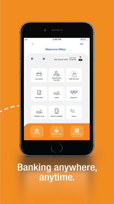 BankOn ZICB App Screenshot