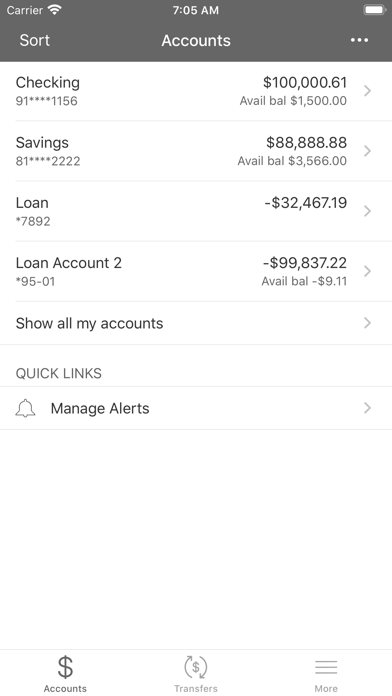 Metropolitan Services CU Screenshot