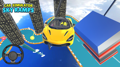 Car Simulator Sky Ramps Screenshot