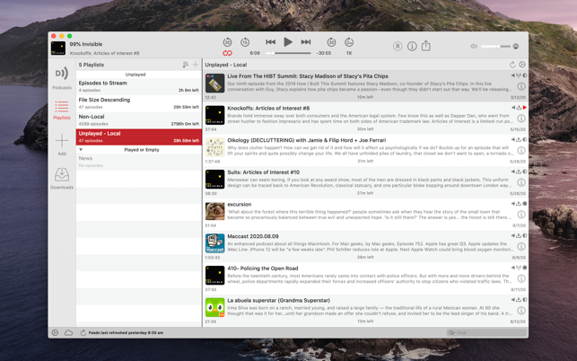 Downcast Screenshot