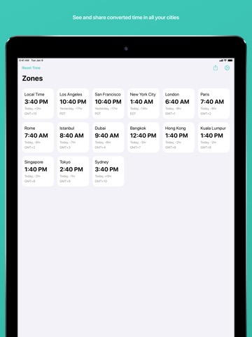 Zones - Time Zone Conversionのおすすめ画像3