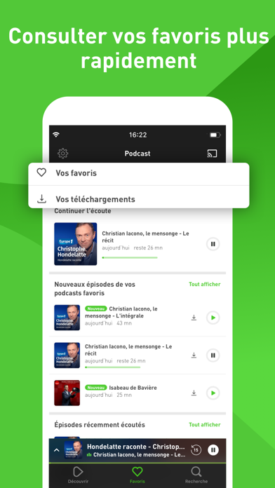 Screenshot #3 pour GetPodcast: Lecteur de podcast