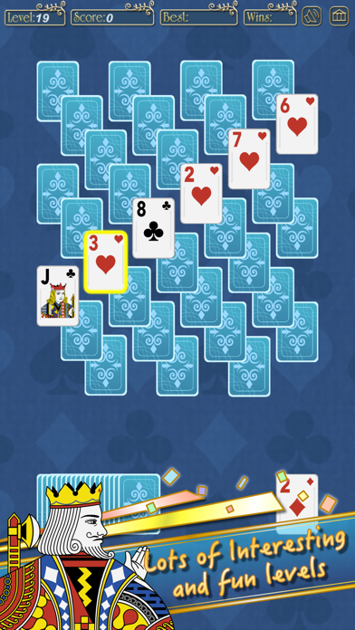 Gold TriPeaks Solitaire Screenshot