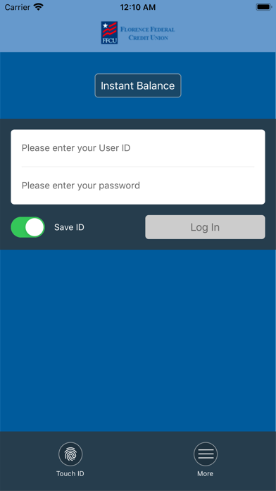 Florence Federal Credit Union Screenshot