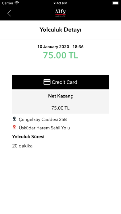 Alfy Sürücü - Personel için Screenshot