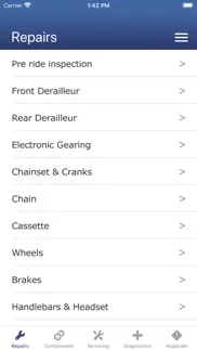 bicycle maintenance guide iphone screenshot 1