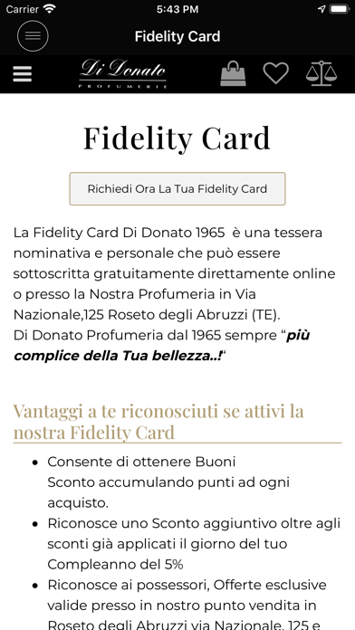 Di Donato Profumeria Screenshot
