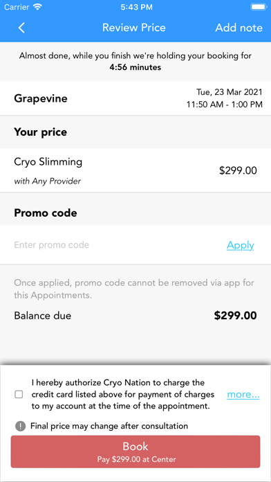 Cryo Nation Wellness Screenshot