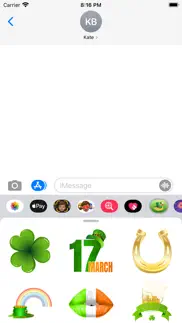 st. patrick’s day stickers iphone screenshot 1
