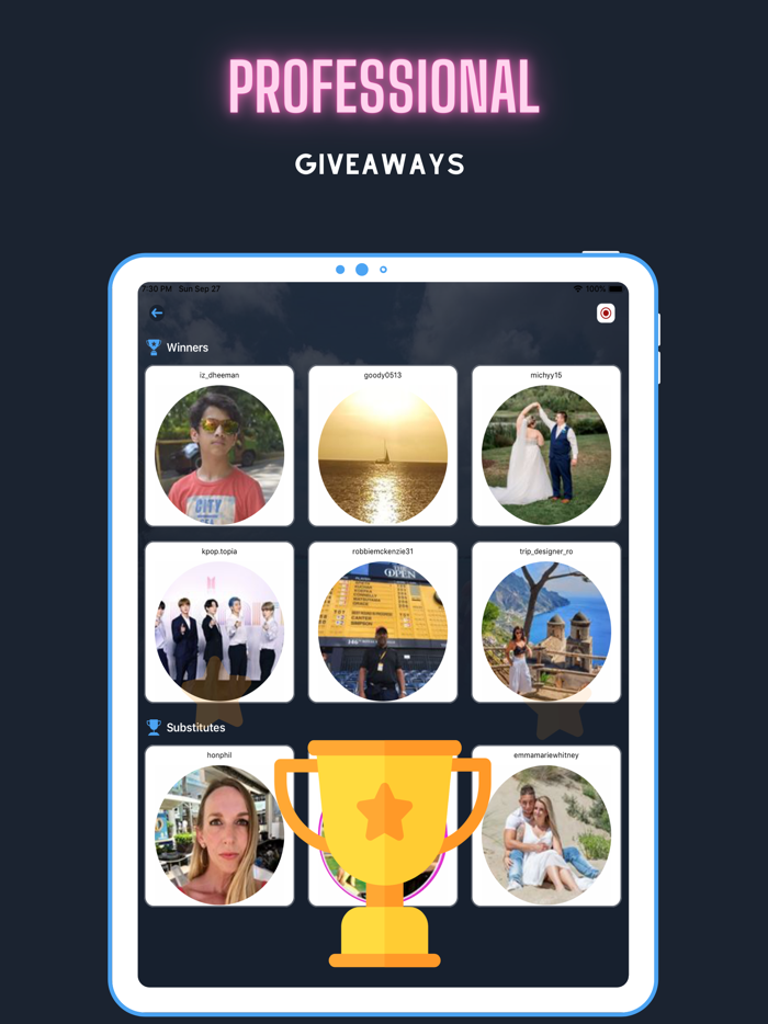 Giveaway Picker for Instagram