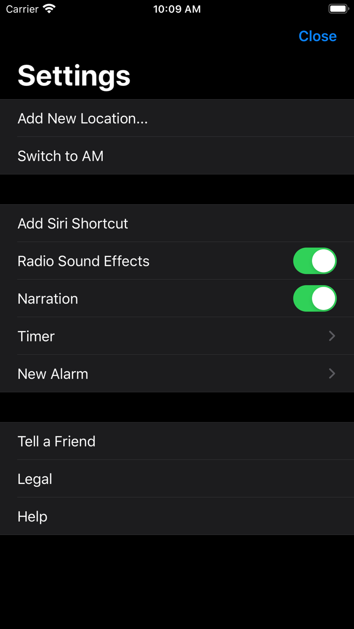 RadioApp - A Simple Radio
