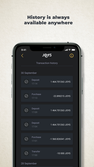 Screenshot #3 pour Joys Wallet