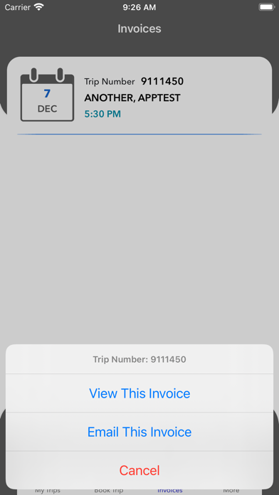 Music Express Reservation App Screenshot