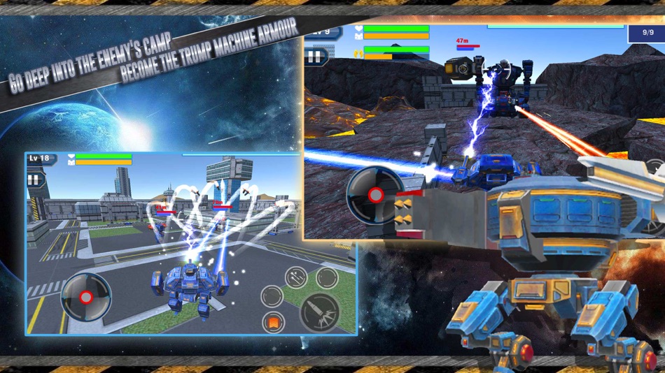 #3. Robot Strike 3D (iOS) 由: Hefei Souchong Technology Co., Ltd.