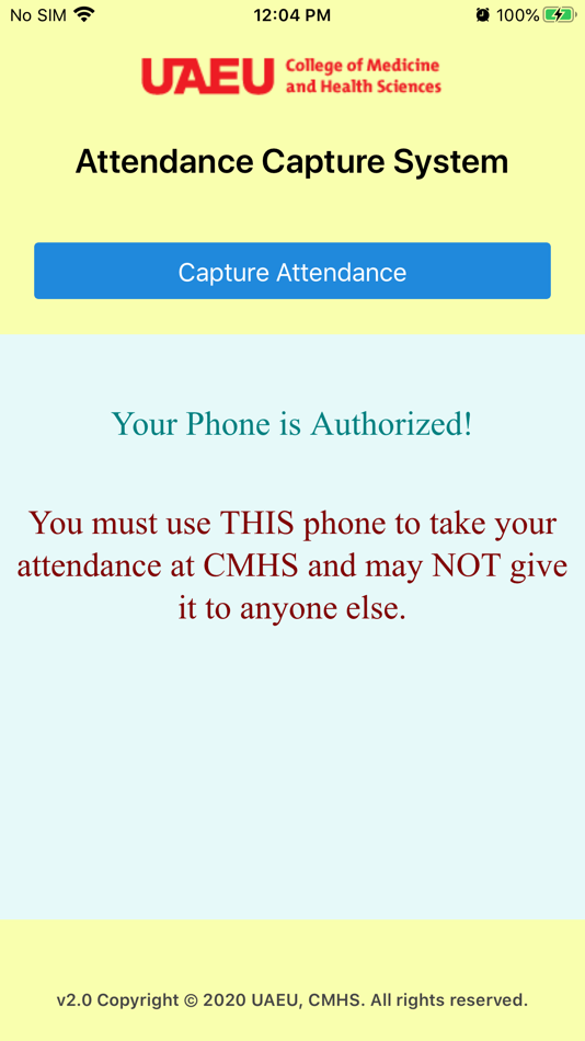 #1. CMHS Attendance (iOS) 由: Sami Shaban